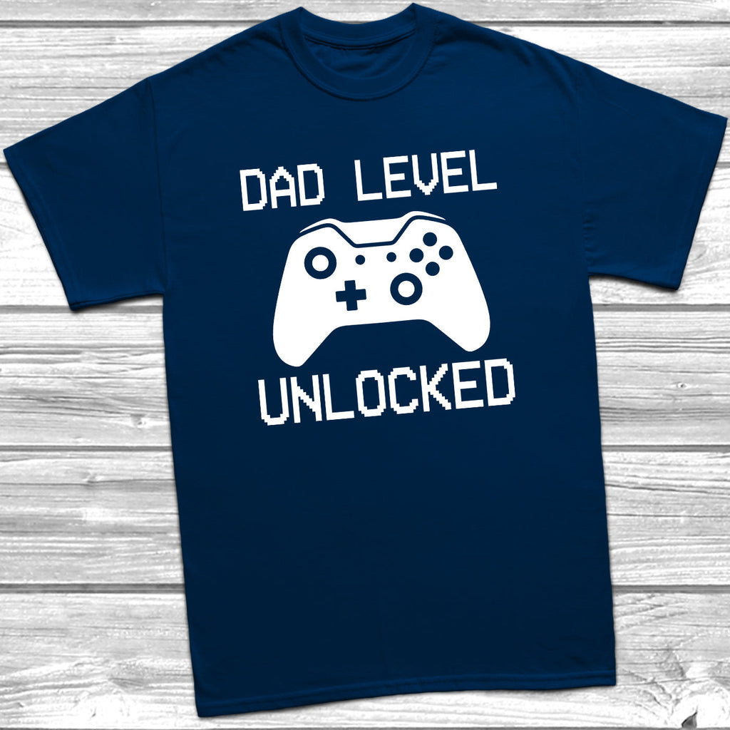 Get trendy with Dad Level Unlocked (XB) T-Shirt - T-Shirt available at DizzyKitten. Grab yours for £10.45 today!