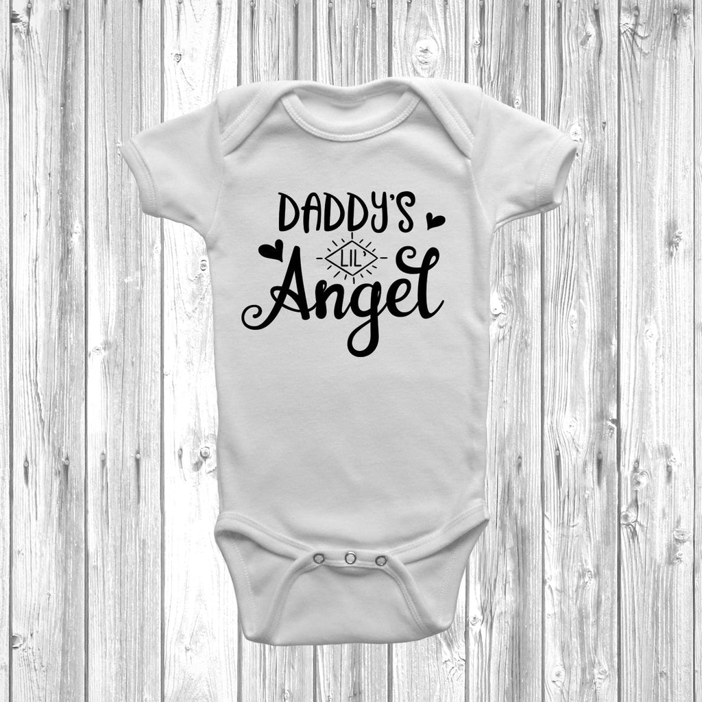 Get trendy with Daddys Lil Angel Baby Grow - Baby Grow available at DizzyKitten. Grab yours for £8.45 today!