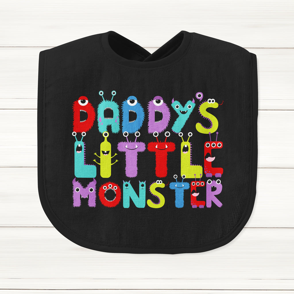 Get trendy with Daddy's Little Monster Baby Bib - Baby Grow available at DizzyKitten. Grab yours for £7.99 today!