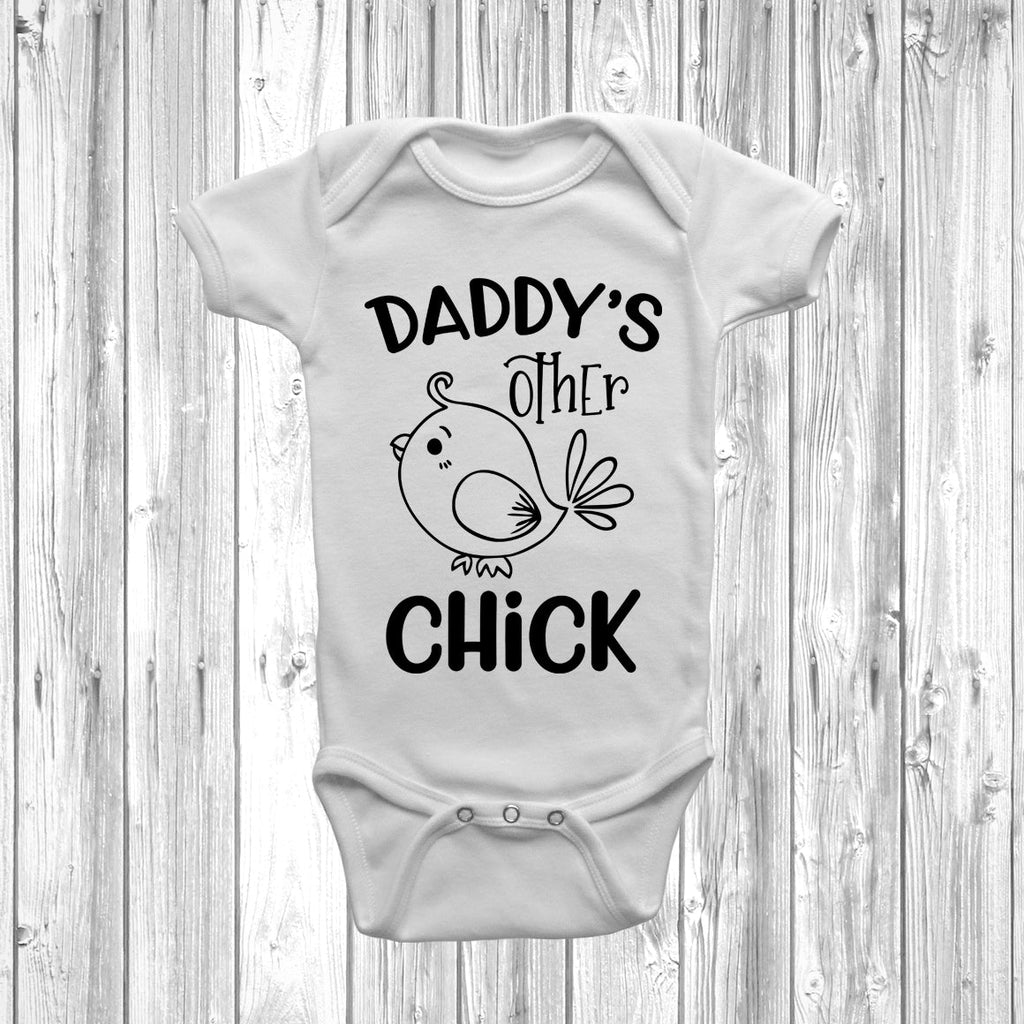 Get trendy with Daddys Other Chick Baby Grow - Baby Grow available at DizzyKitten. Grab yours for £8.45 today!