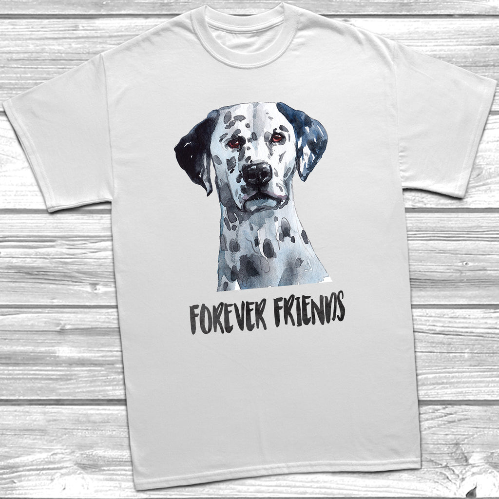 Get trendy with Dalmatian Forever Friends T-Shirt - T-Shirt available at DizzyKitten. Grab yours for £11.95 today!