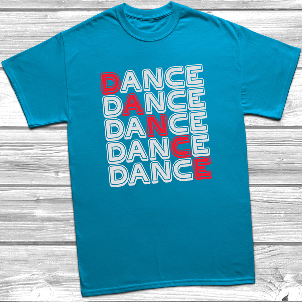 Get trendy with Dance Dance Dance Retro Pop Star T-Shirt - T-Shirt available at DizzyKitten. Grab yours for £10.49 today!