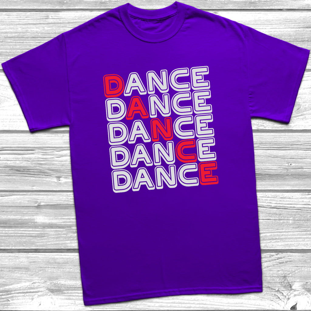 Get trendy with Dance Dance Dance Retro Pop Star T-Shirt - T-Shirt available at DizzyKitten. Grab yours for £10.49 today!
