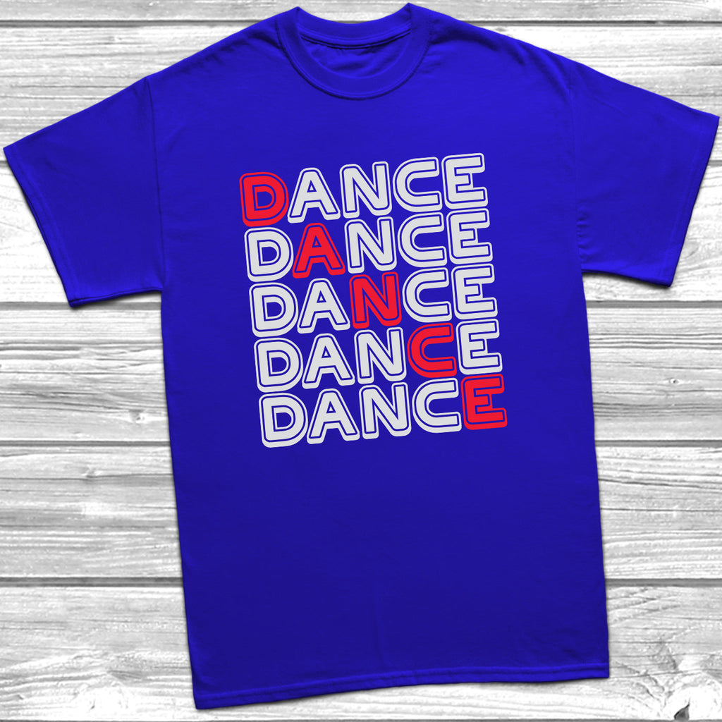 Get trendy with Dance Dance Dance Retro Pop Star T-Shirt - T-Shirt available at DizzyKitten. Grab yours for £10.49 today!