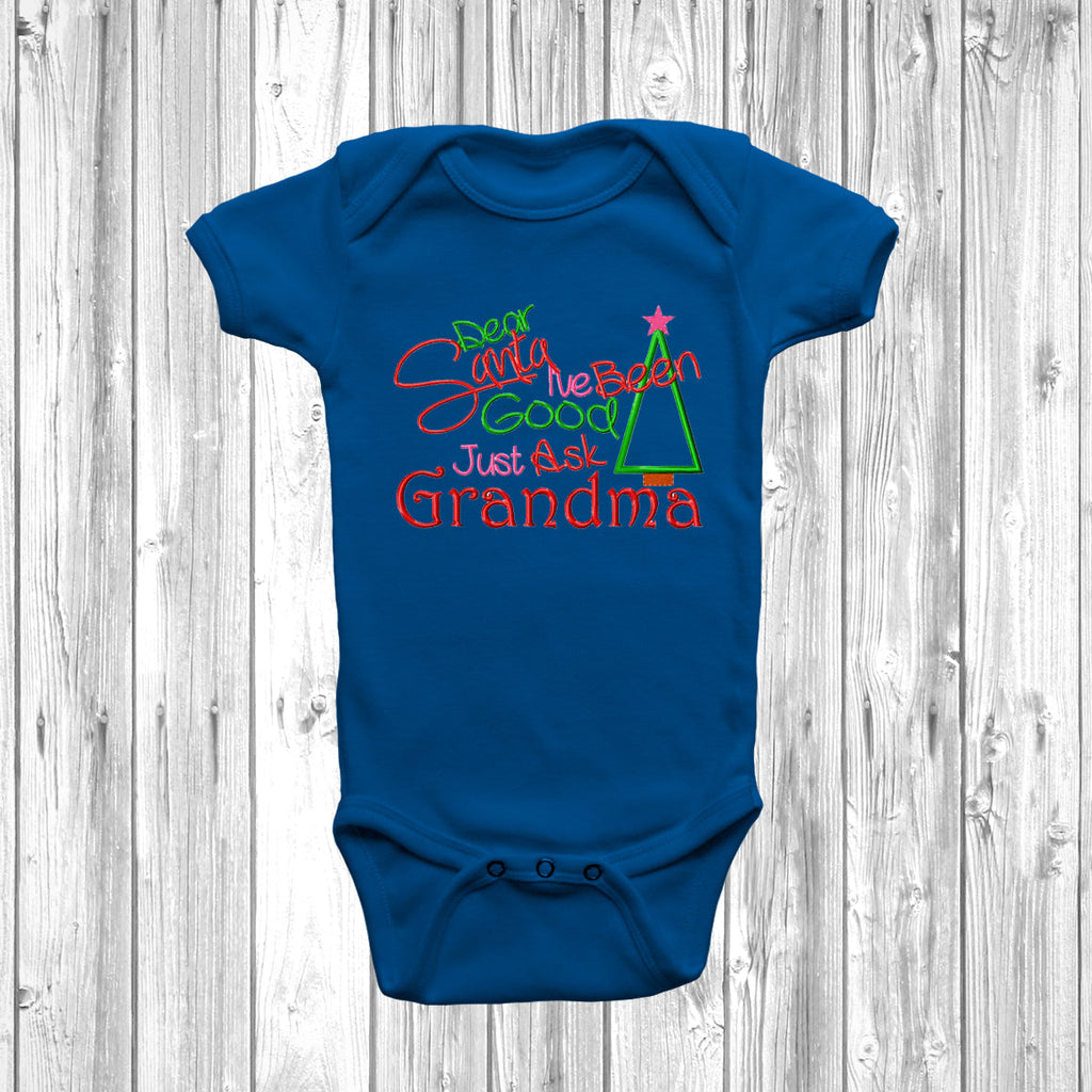 Get trendy with Dear Santa I've Been Good Just Ask Grandma Baby Grow - Baby Grow available at DizzyKitten. Grab yours for £10.45 today!