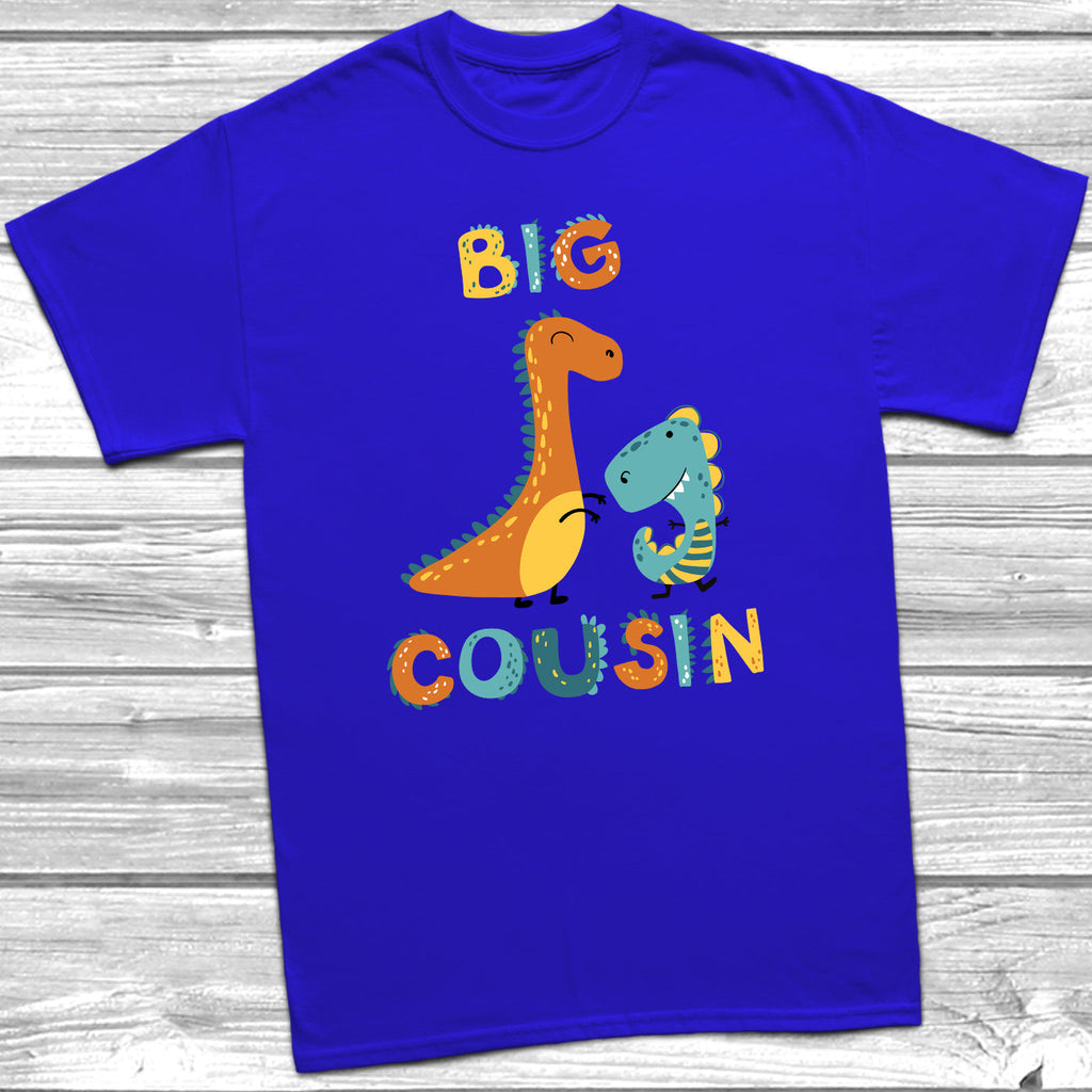 Get trendy with Dinosaur Big Cousin Little Cousin T-Shirt Baby Grow Set -  available at DizzyKitten. Grab yours for £8.95 today!