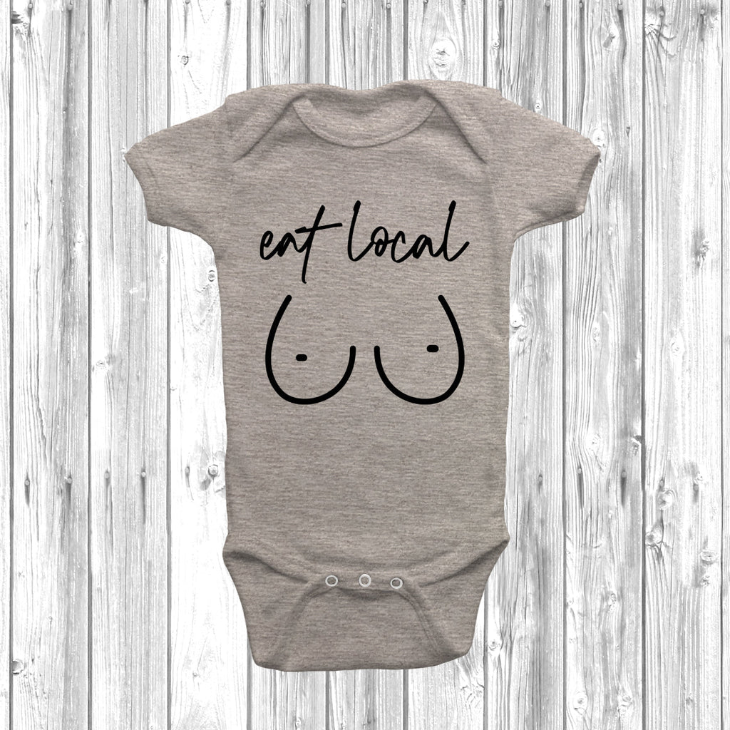 Get trendy with Eat Local Baby Grow - Baby Grow available at DizzyKitten. Grab yours for £7.95 today!
