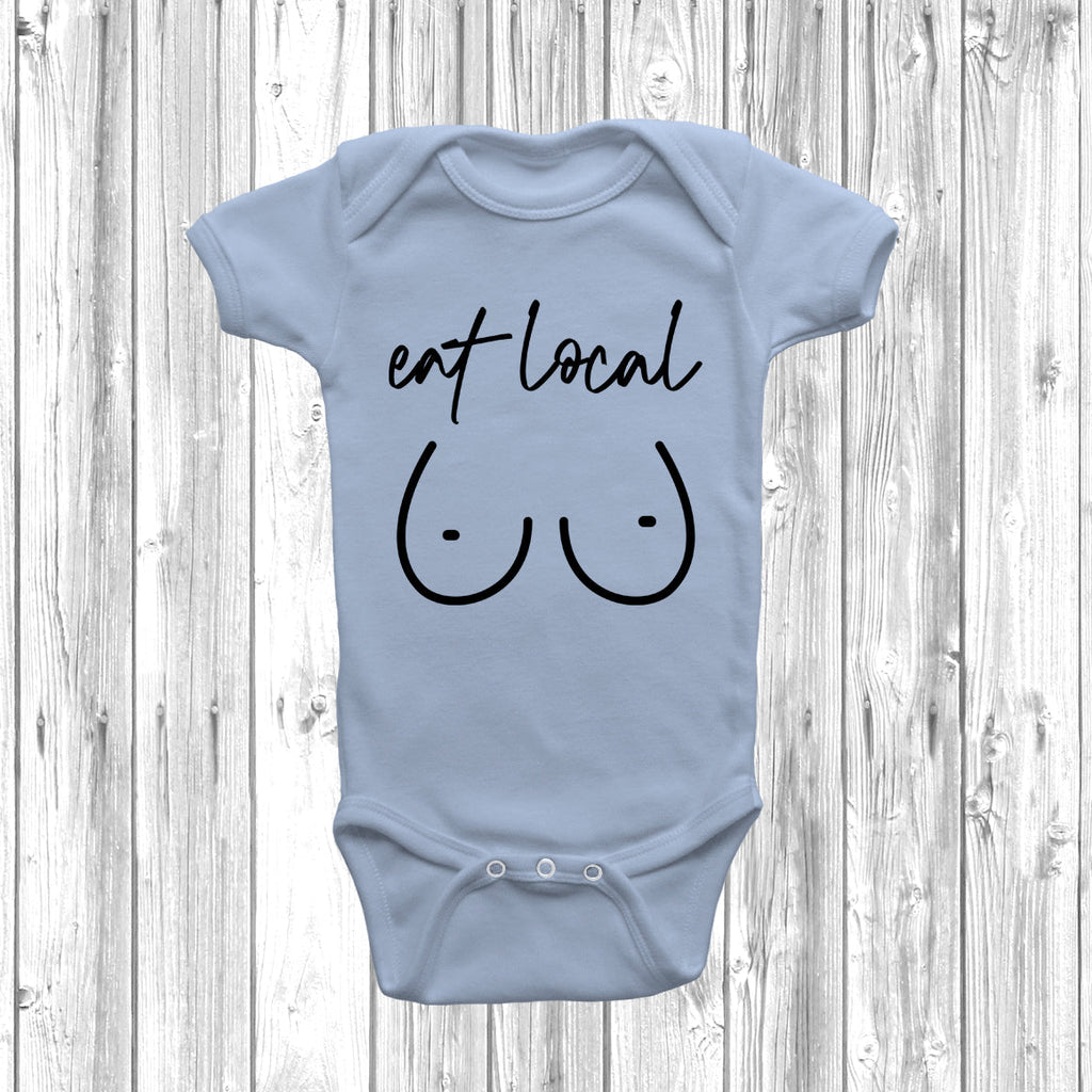 Get trendy with Eat Local Baby Grow - Baby Grow available at DizzyKitten. Grab yours for £8.45 today!