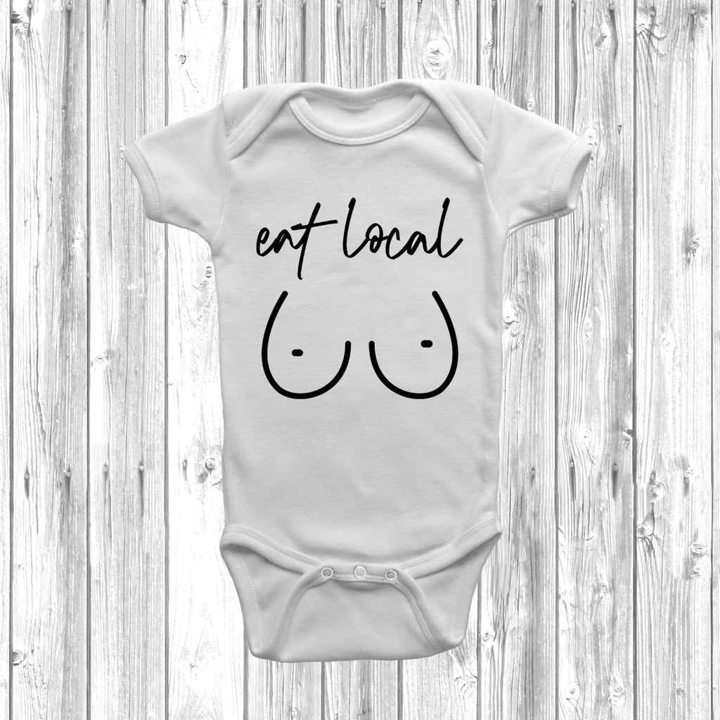 Get trendy with Eat Local Baby Grow - Baby Grow available at DizzyKitten. Grab yours for £7.95 today!