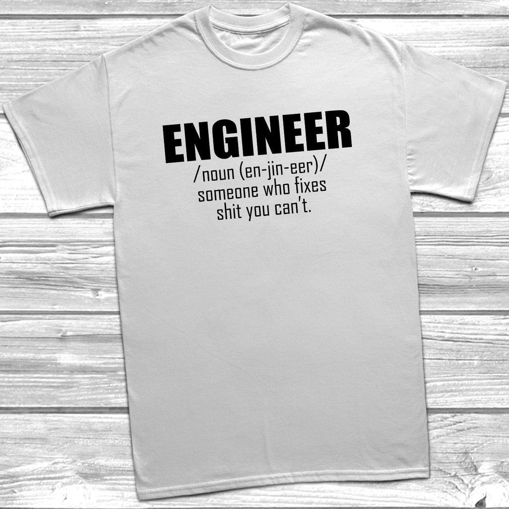 Get trendy with Engineer Noun T-Shirt - T-Shirt available at DizzyKitten. Grab yours for £9.99 today!