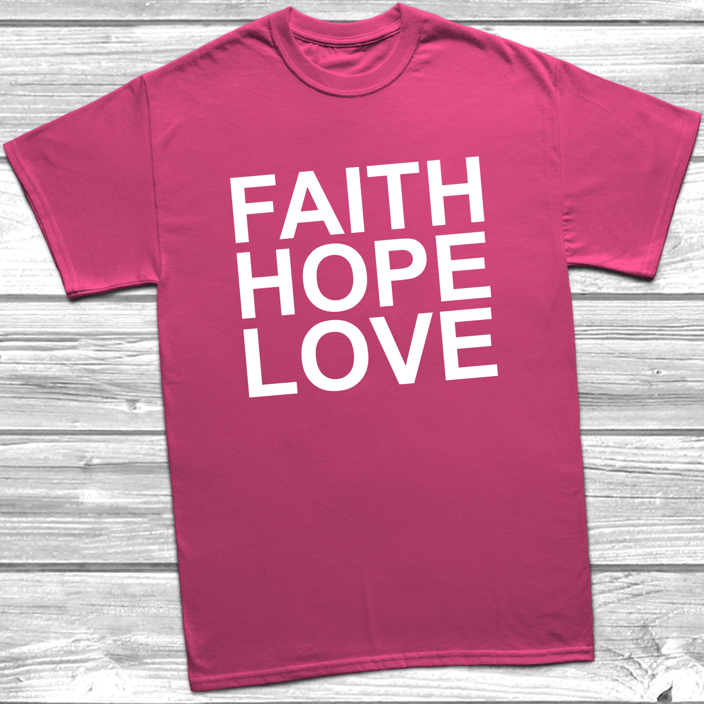 Faith Hope Love T Shirt DizzyKitten