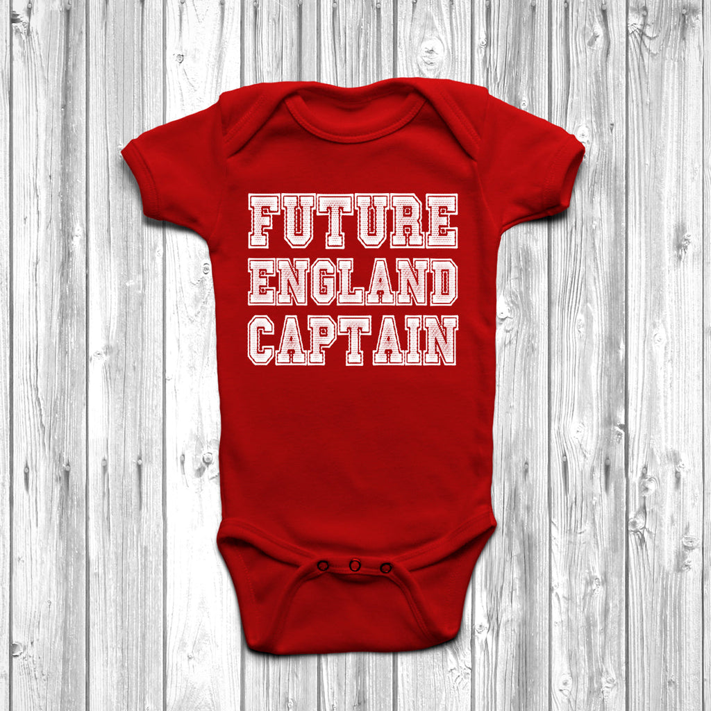 Get trendy with Future England Captain Baby Grow - Baby Grow available at DizzyKitten. Grab yours for £8.95 today!