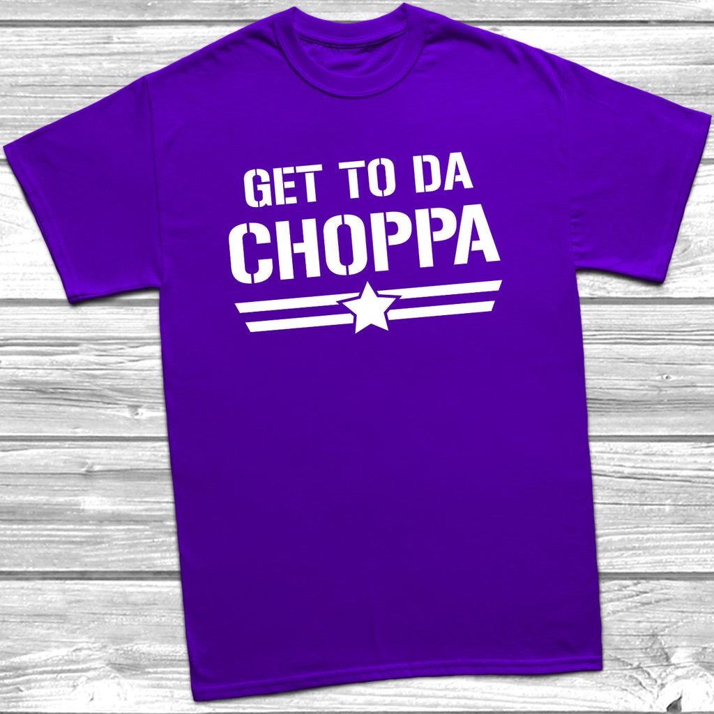 Get trendy with Get To Da Choppa T-Shirt - T-Shirt available at DizzyKitten. Grab yours for £9.49 today!