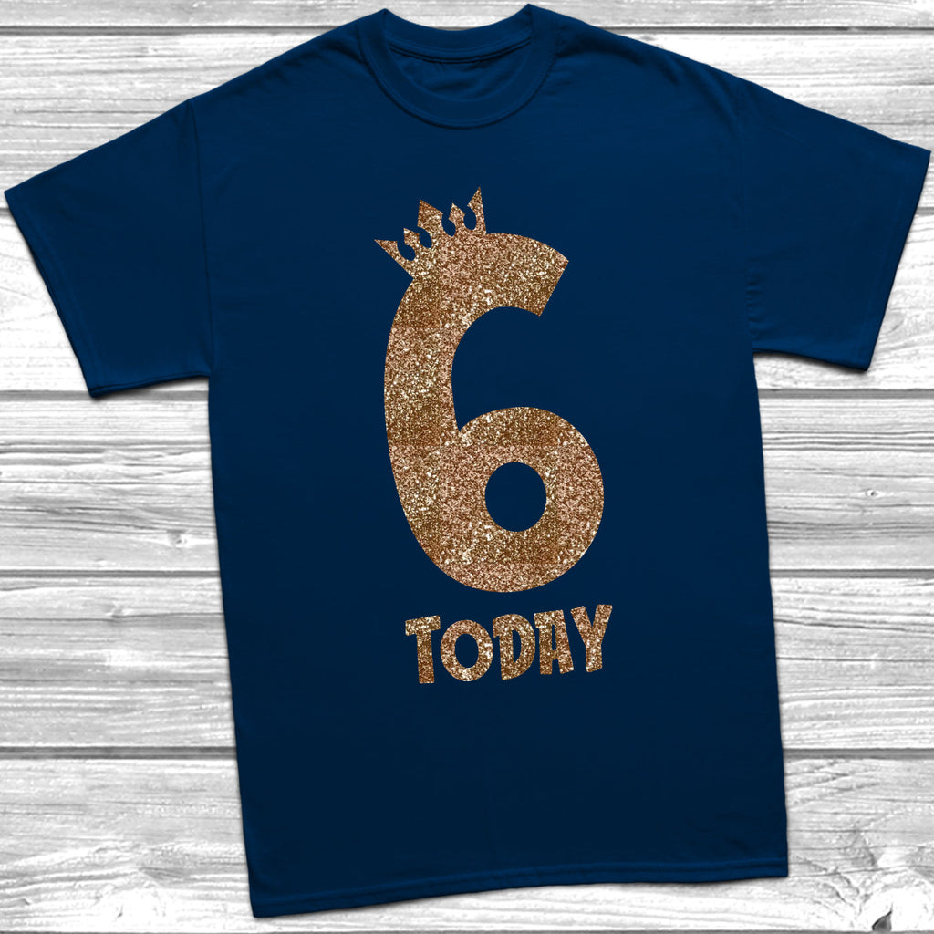 Get trendy with Glitter Six Today T-Shirt -  available at DizzyKitten. Grab yours for £9.45 today!