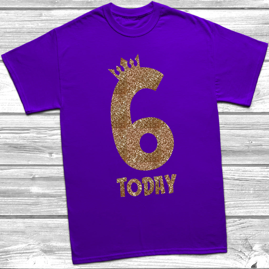 Get trendy with Glitter Six Today T-Shirt -  available at DizzyKitten. Grab yours for £9.45 today!