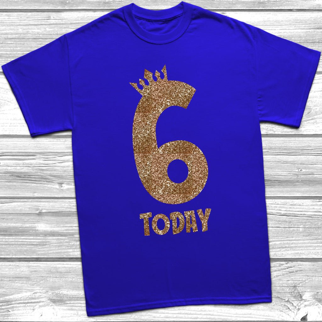 Get trendy with Glitter Six Today T-Shirt -  available at DizzyKitten. Grab yours for £8.95 today!