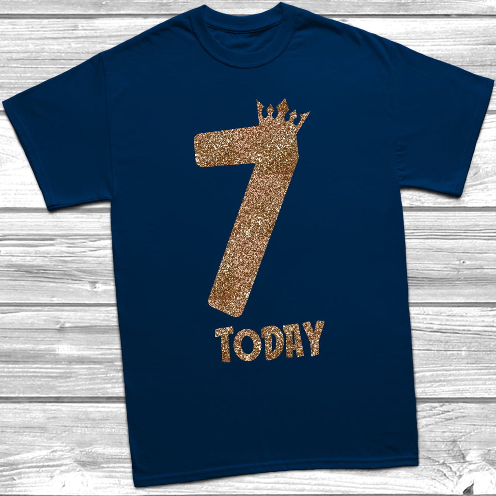 Get trendy with Glitter Seven Today T-Shirt -  available at DizzyKitten. Grab yours for £9.45 today!