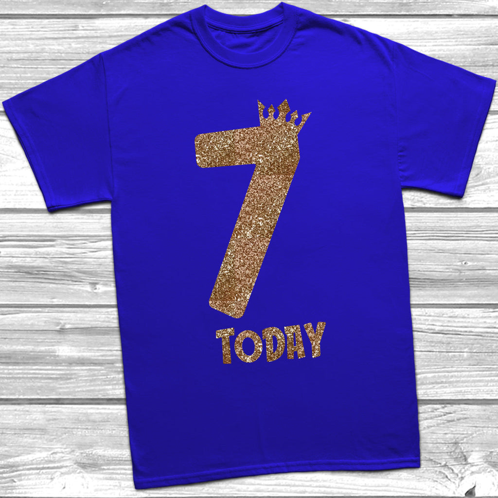 Get trendy with Glitter Seven Today T-Shirt -  available at DizzyKitten. Grab yours for £9.45 today!