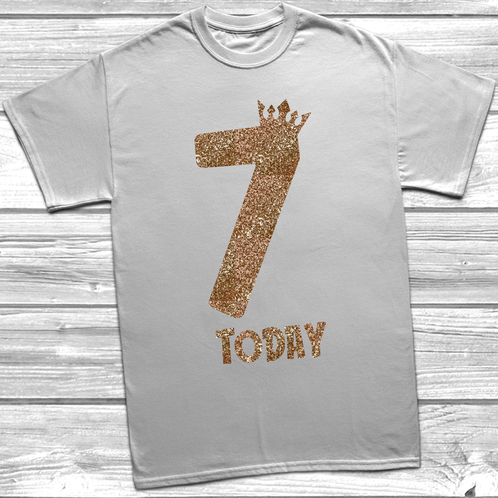 Get trendy with Glitter Seven Today T-Shirt -  available at DizzyKitten. Grab yours for £9.45 today!
