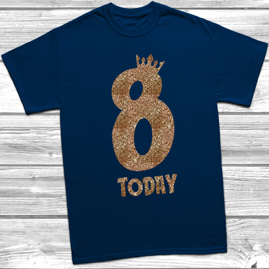 Get trendy with Glitter Eight Today T-Shirt -  available at DizzyKitten. Grab yours for £9.45 today!