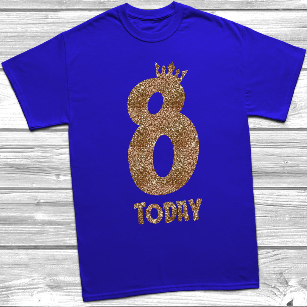 Get trendy with Glitter Eight Today T-Shirt -  available at DizzyKitten. Grab yours for £9.45 today!