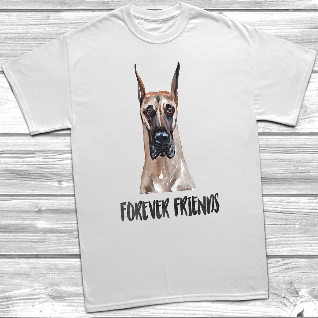 Get trendy with Great Dane Forever Friends T-Shirt - T-Shirt available at DizzyKitten. Grab yours for £11.95 today!