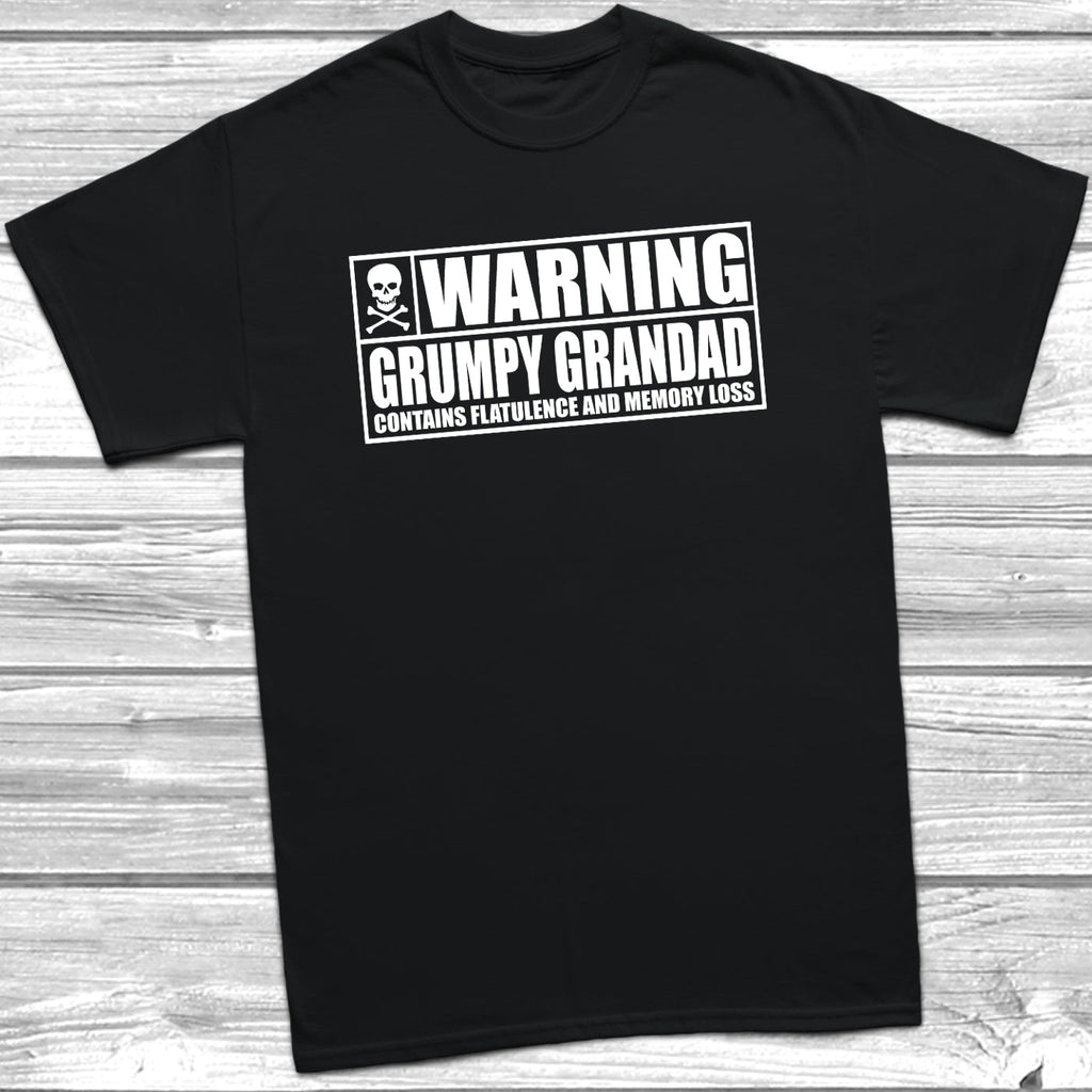 Get trendy with Warning Grumpy Grandad T-Shirt - T-Shirt available at DizzyKitten. Grab yours for £10.45 today!