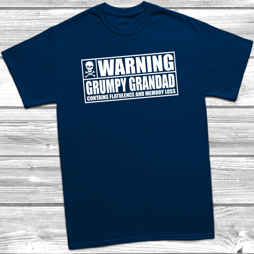 Get trendy with Warning Grumpy Grandad T-Shirt - T-Shirt available at DizzyKitten. Grab yours for £10.45 today!