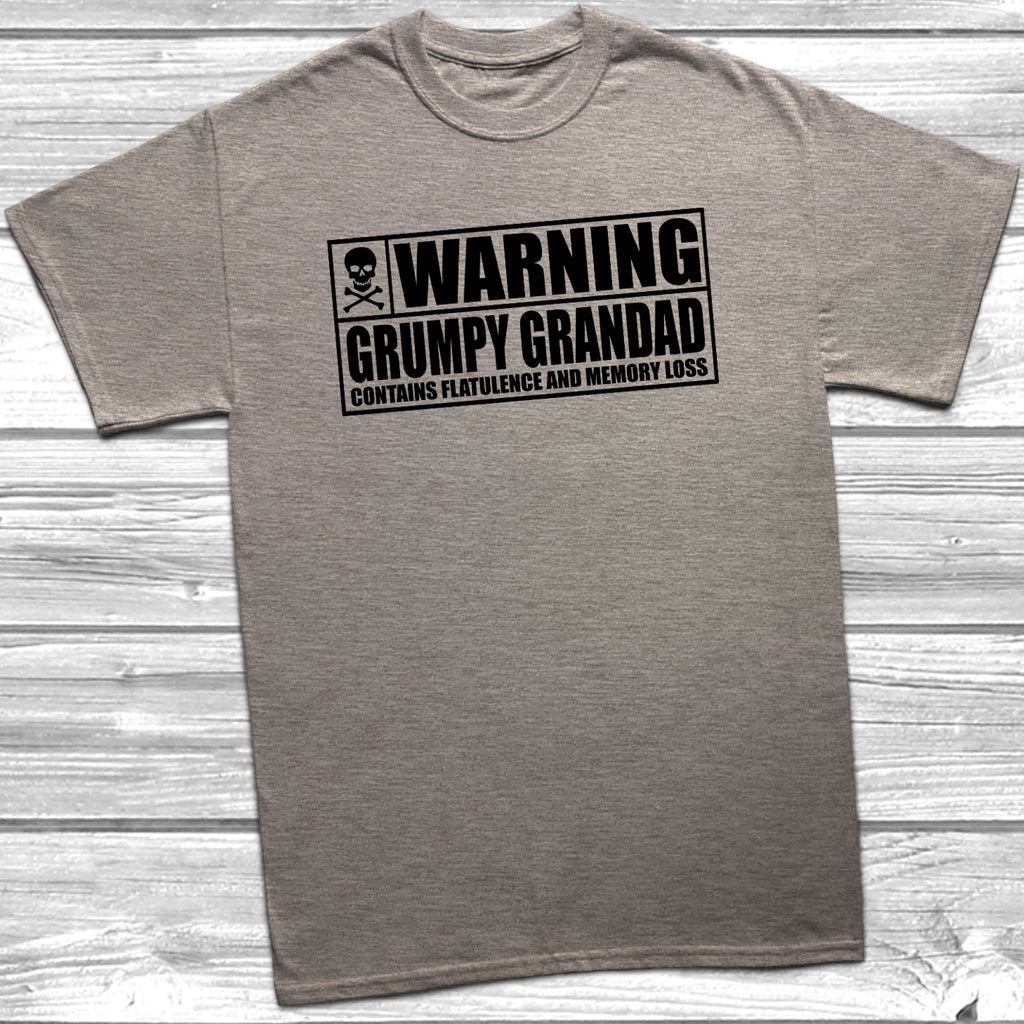 Get trendy with Warning Grumpy Grandad T-Shirt - T-Shirt available at DizzyKitten. Grab yours for £9.95 today!