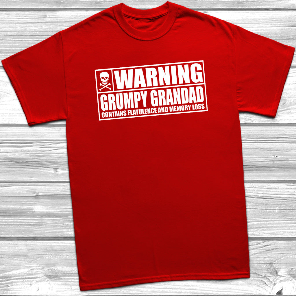 Get trendy with Warning Grumpy Grandad T-Shirt - T-Shirt available at DizzyKitten. Grab yours for £10.45 today!