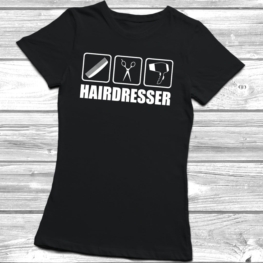 Get trendy with Hairdresser T-Shirt - T-Shirt available at DizzyKitten. Grab yours for £9.99 today!