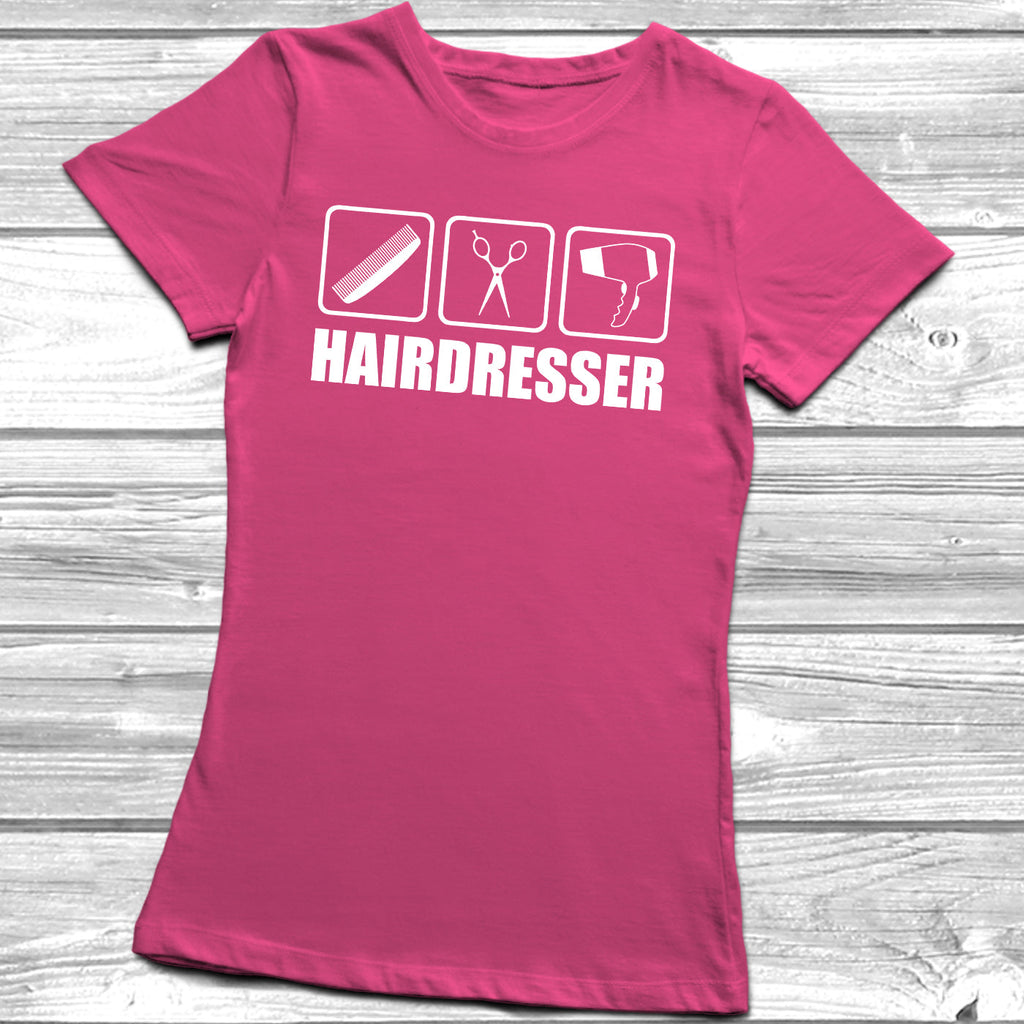 Get trendy with Hairdresser T-Shirt - T-Shirt available at DizzyKitten. Grab yours for £9.49 today!