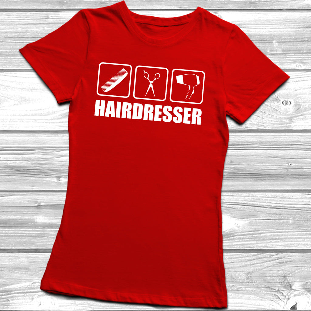 Get trendy with Hairdresser T-Shirt - T-Shirt available at DizzyKitten. Grab yours for £9.49 today!