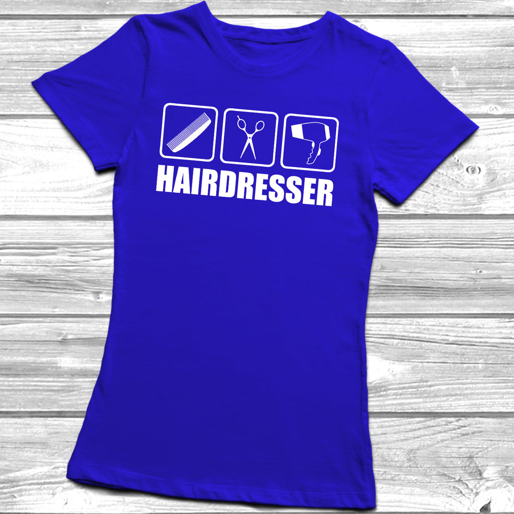 Get trendy with Hairdresser T-Shirt - T-Shirt available at DizzyKitten. Grab yours for £9.99 today!