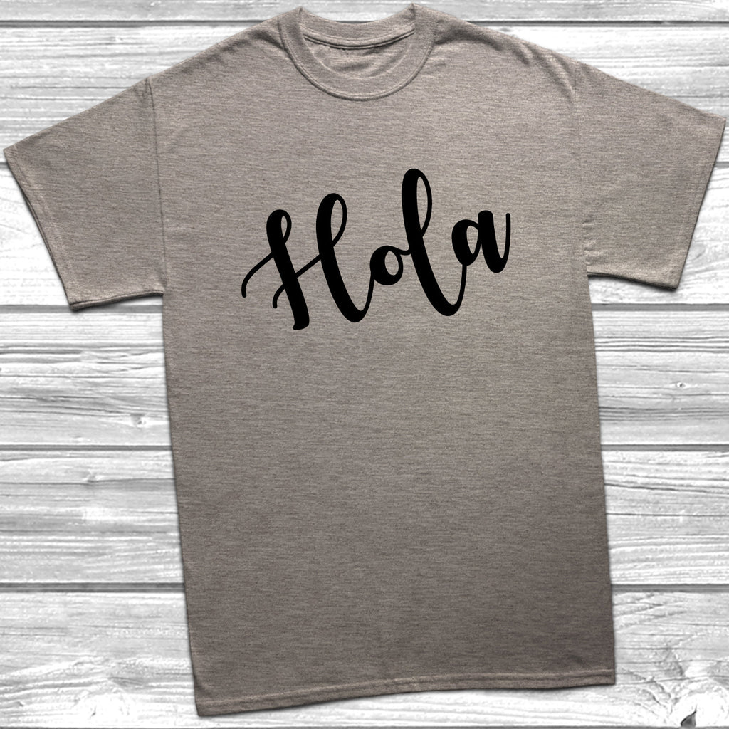 Get trendy with Hola T-Shirt - T-Shirt available at DizzyKitten. Grab yours for £9.49 today!
