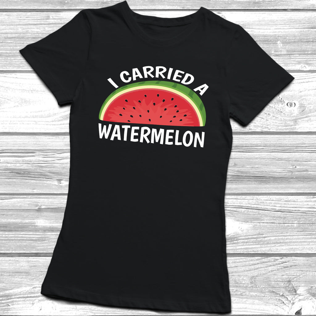 Get trendy with I Carried A Watermelon T-Shirt - T-Shirt available at DizzyKitten. Grab yours for £8.49 today!