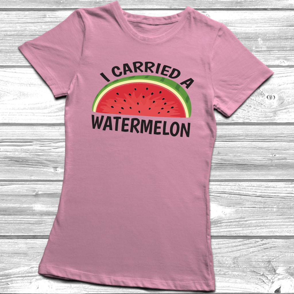 Get trendy with I Carried A Watermelon T-Shirt - T-Shirt available at DizzyKitten. Grab yours for £8.99 today!