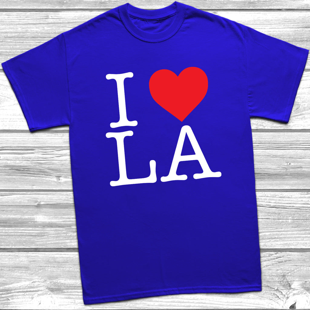 Get trendy with I Love Heart LA T-Shirt - T-Shirt available at DizzyKitten. Grab yours for £9.49 today!