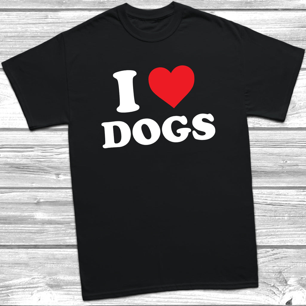 Get trendy with I Love Heart Dogs T-Shirt - T-Shirt available at DizzyKitten. Grab yours for £9.49 today!