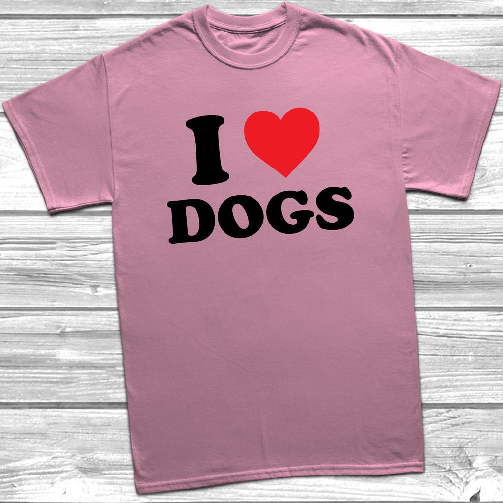 Get trendy with I Love Heart Dogs T-Shirt - T-Shirt available at DizzyKitten. Grab yours for £9.49 today!