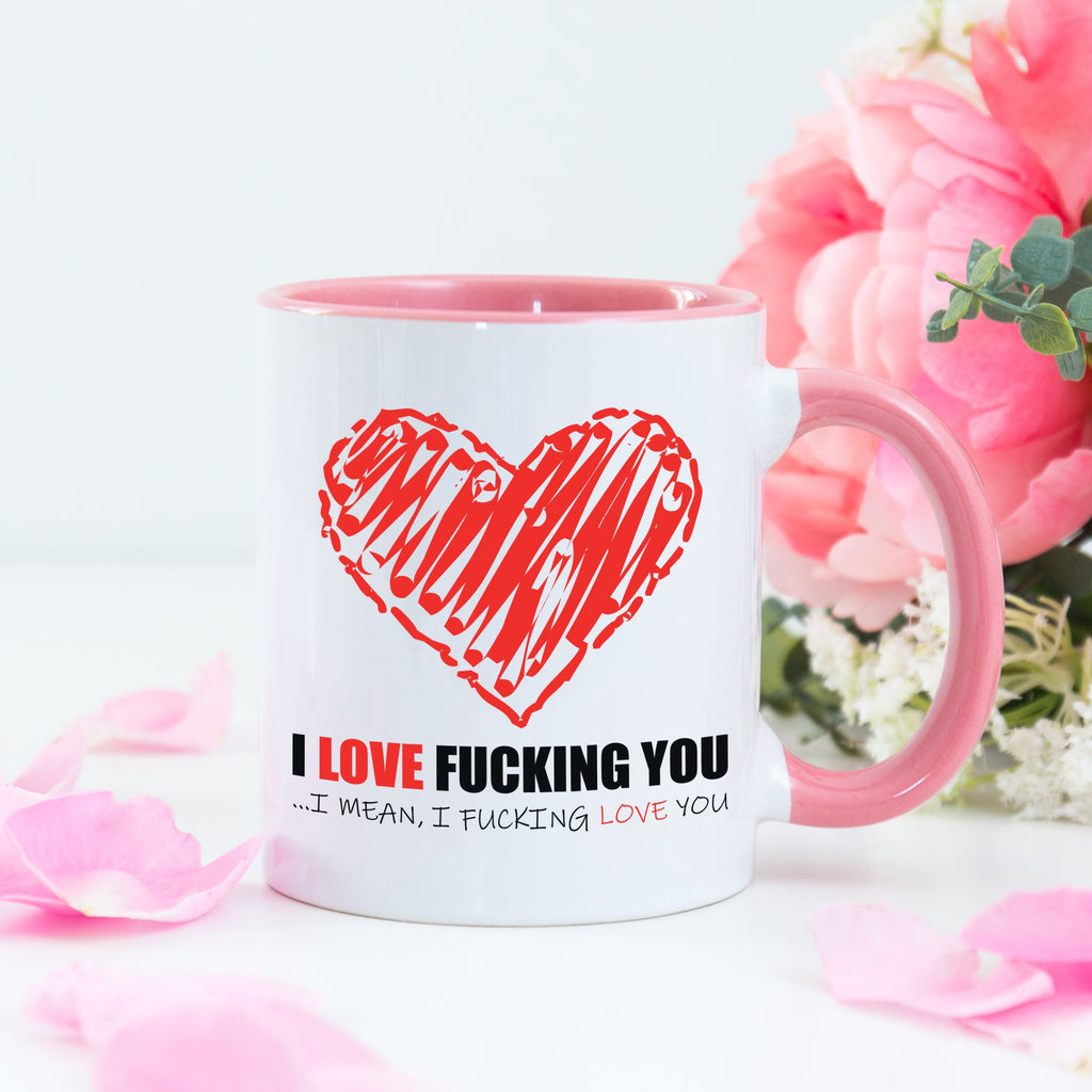 Get trendy with I Love Fucking You Coloured Mug - Mug available at DizzyKitten. Grab yours for £9.49 today!
