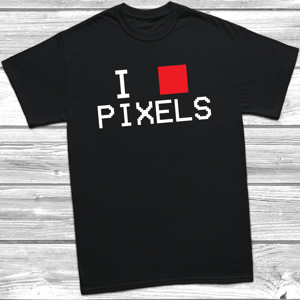 Get trendy with I Love Pixels T-Shirt - T-Shirt available at DizzyKitten. Grab yours for £9.49 today!