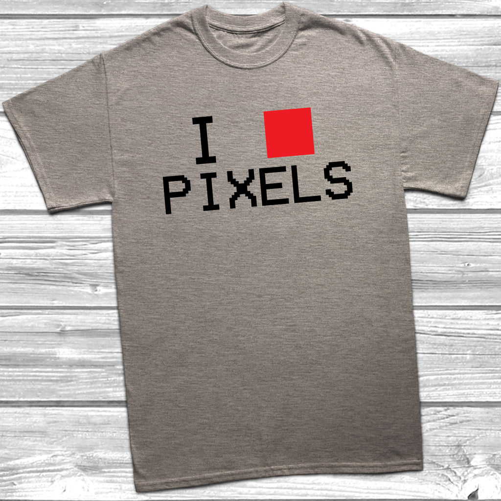 Get trendy with I Love Pixels T-Shirt - T-Shirt available at DizzyKitten. Grab yours for £8.99 today!