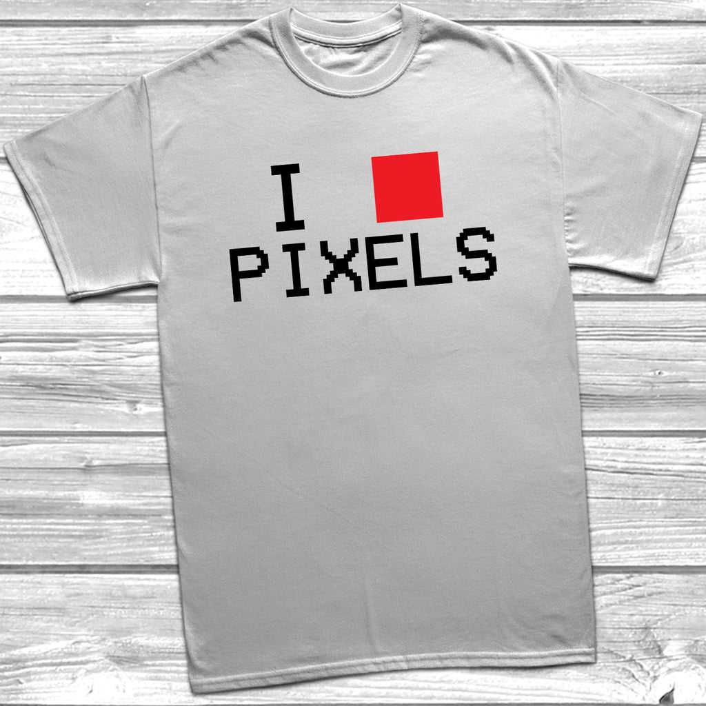Get trendy with I Love Pixels T-Shirt - T-Shirt available at DizzyKitten. Grab yours for £9.49 today!