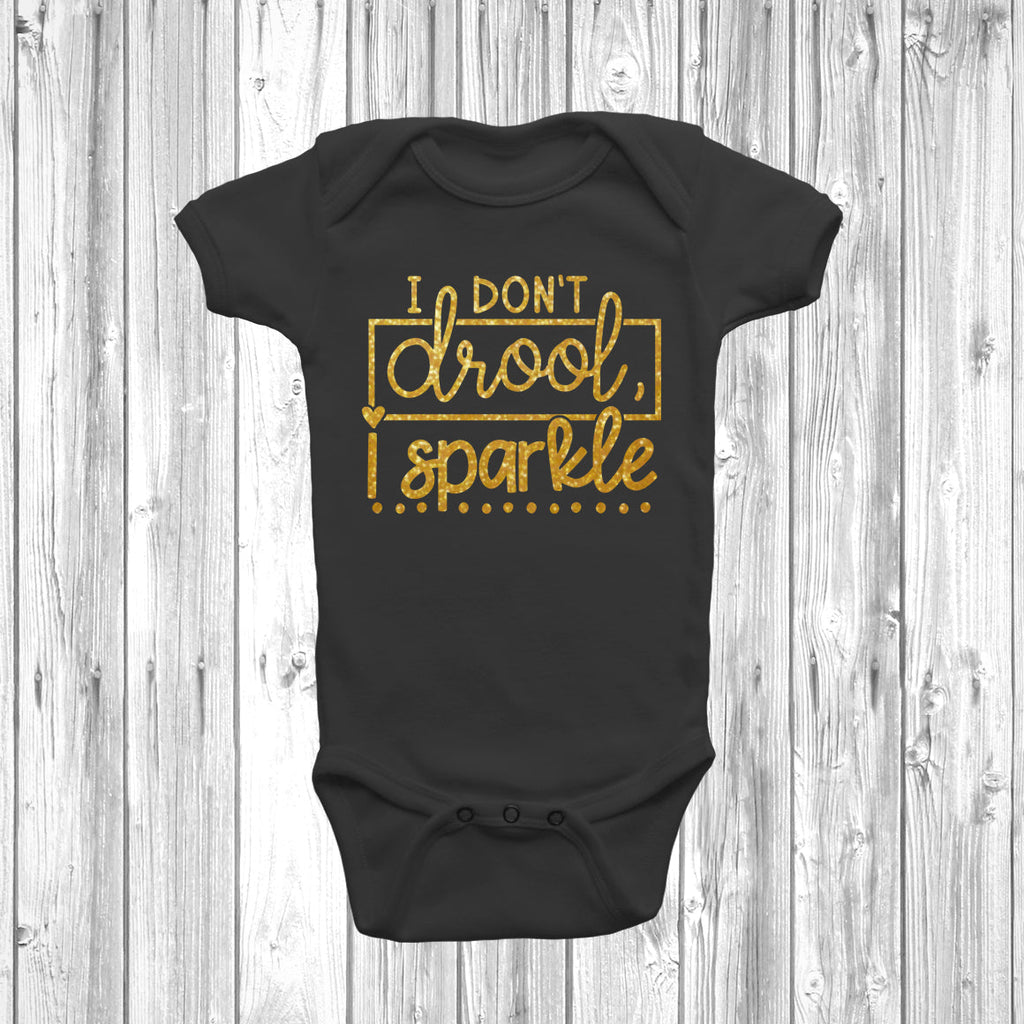 Get trendy with I Don't Drool I Sparkle Baby Grow - Baby Grow available at DizzyKitten. Grab yours for £8.45 today!