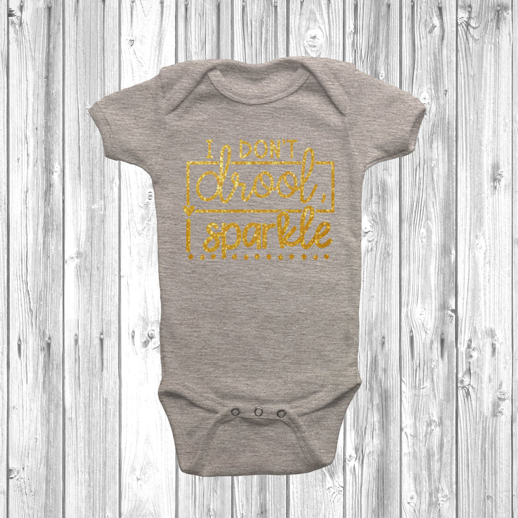 Get trendy with I Don't Drool I Sparkle Baby Grow - Baby Grow available at DizzyKitten. Grab yours for £8.45 today!