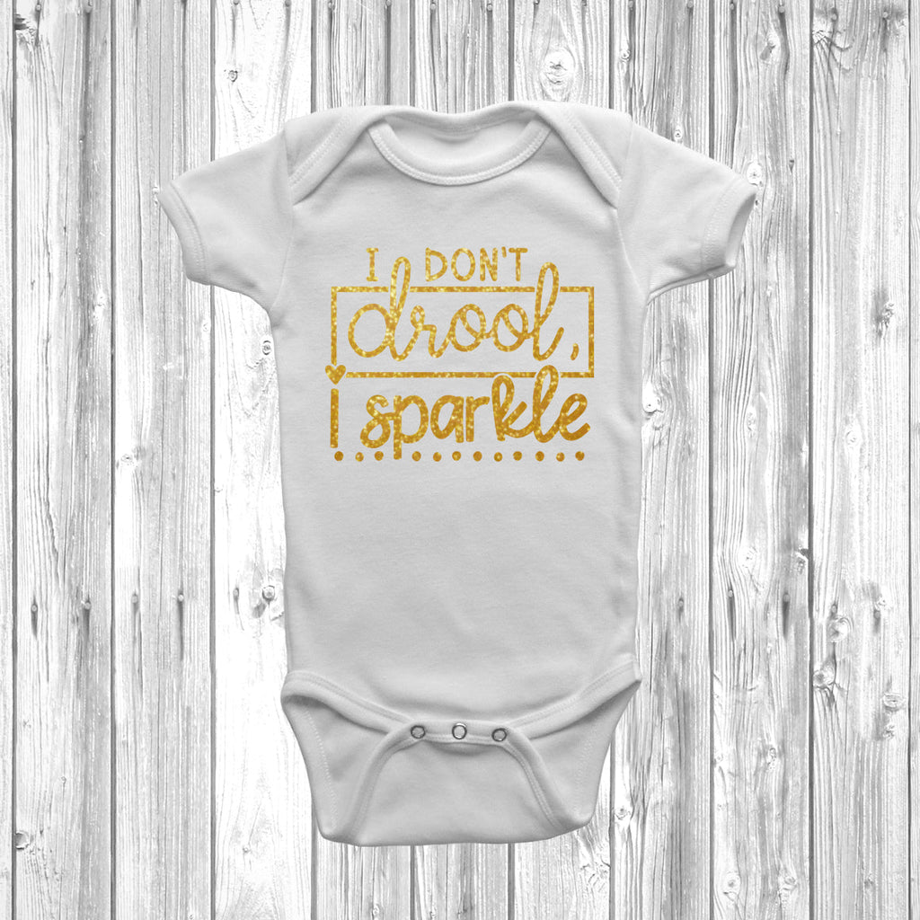 Get trendy with I Don't Drool I Sparkle Baby Grow - Baby Grow available at DizzyKitten. Grab yours for £8.45 today!