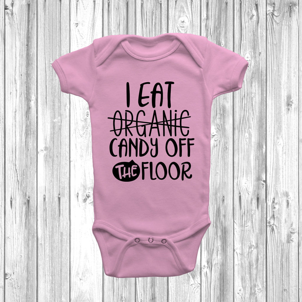 Get trendy with I Eat Candy Off The Floor Baby Grow - Baby Grow available at DizzyKitten. Grab yours for £7.95 today!