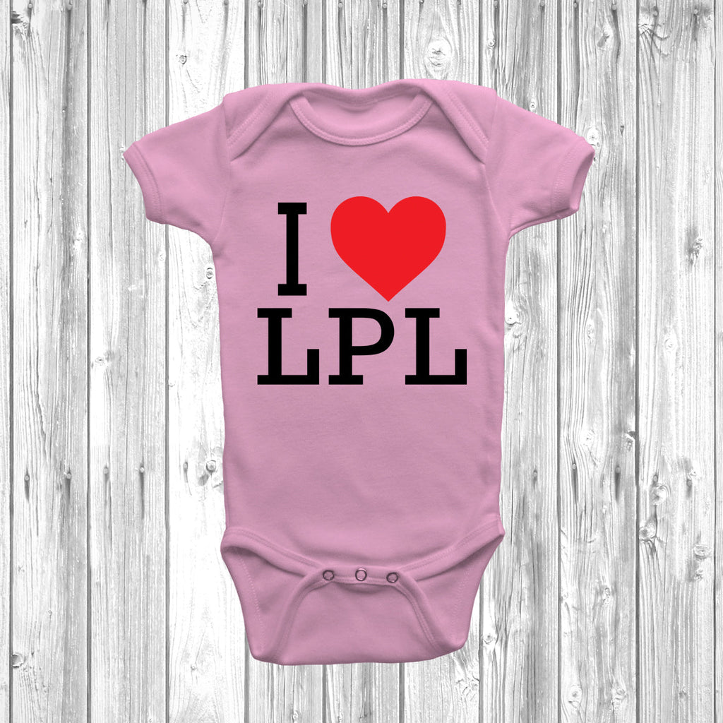 Get trendy with I Love Liverpool Baby Grow - Baby Grow available at DizzyKitten. Grab yours for £6.95 today!