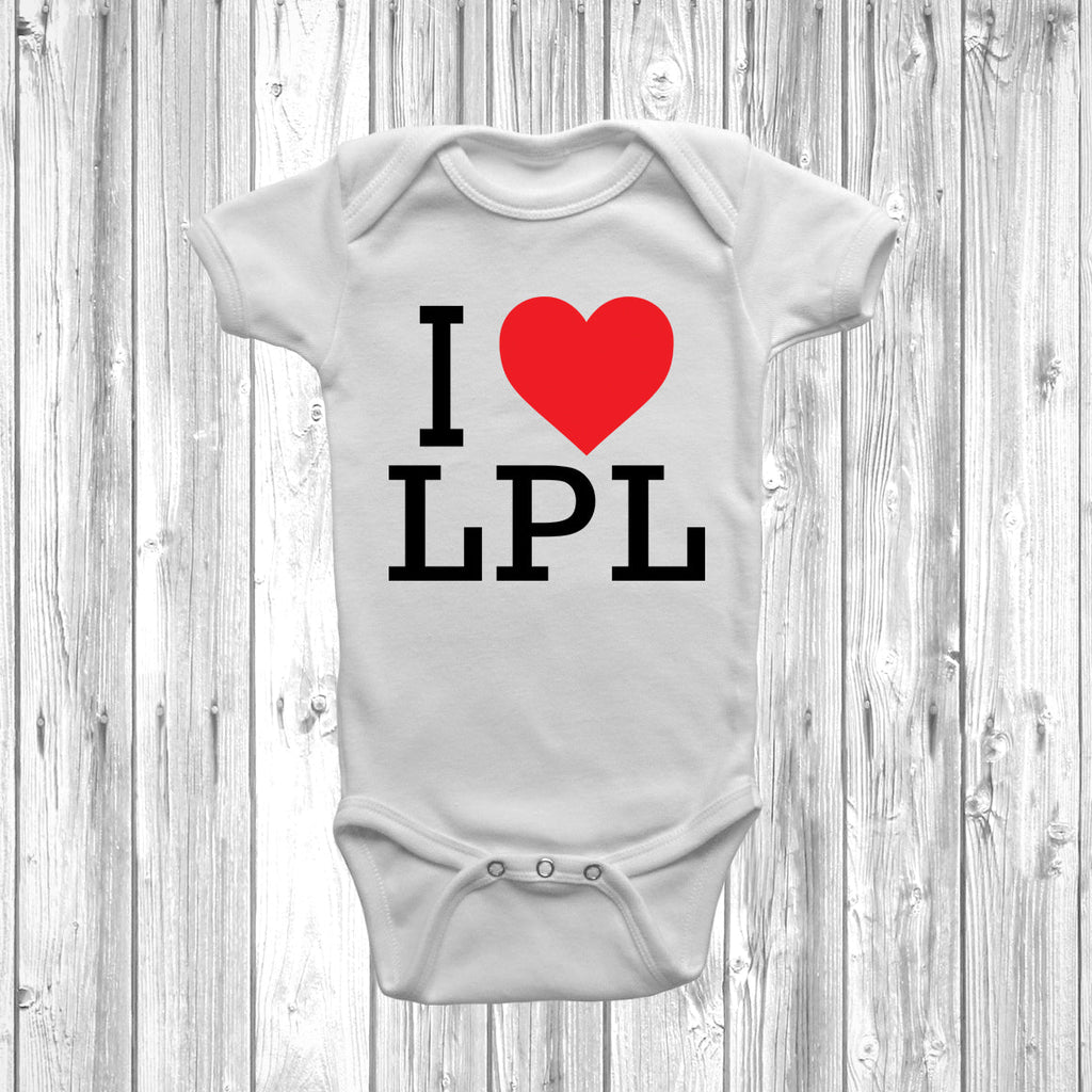 Get trendy with I Love Liverpool Baby Grow - Baby Grow available at DizzyKitten. Grab yours for £6.95 today!